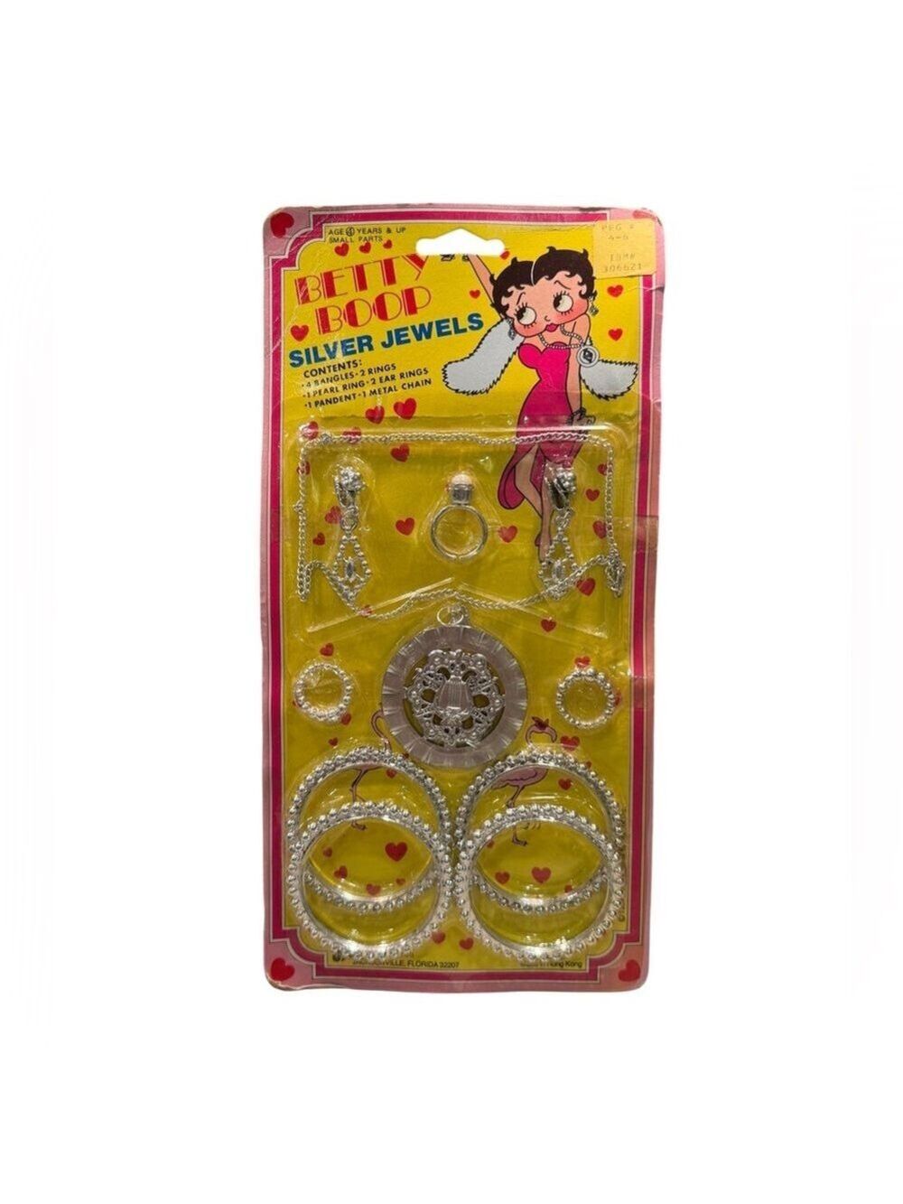 Betty Boop Silver Jewels Jewelry Set